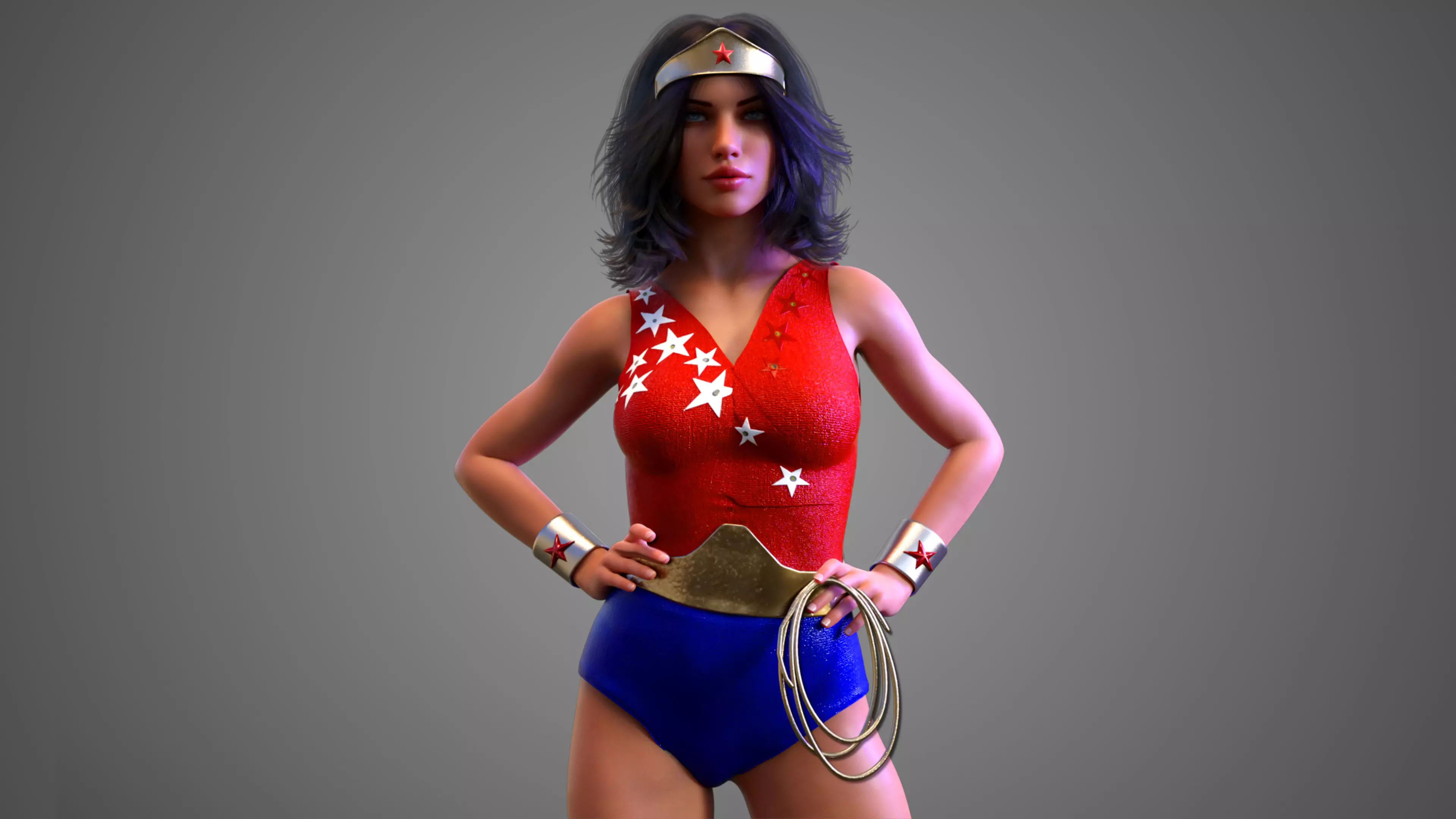 Wonder Girl - Drusilla 3D model_0