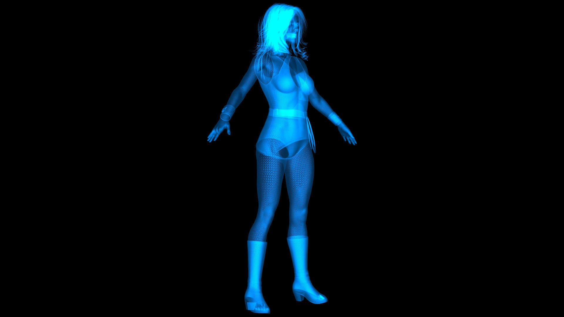 Wonder Girl - Drusilla 3D model_2