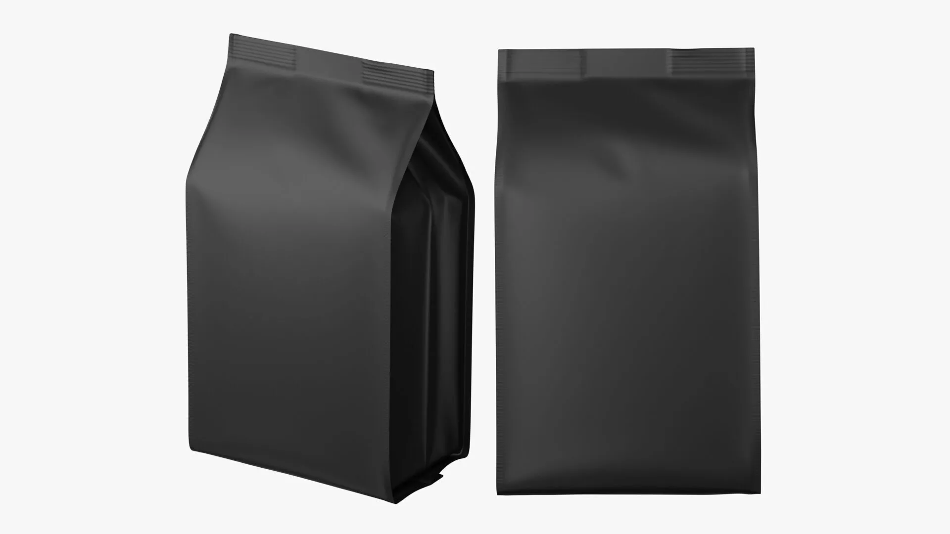 Four Seal Bag Pouch Mockup 05 3D model
