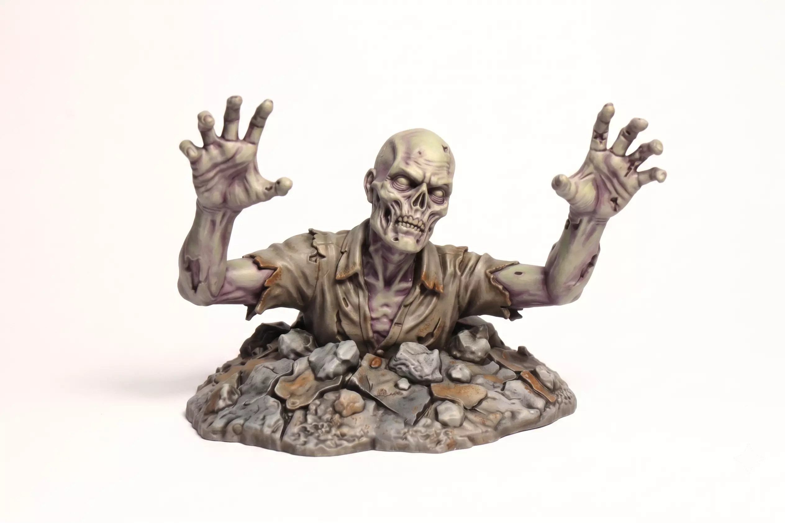 Zombie emerging 3D print model