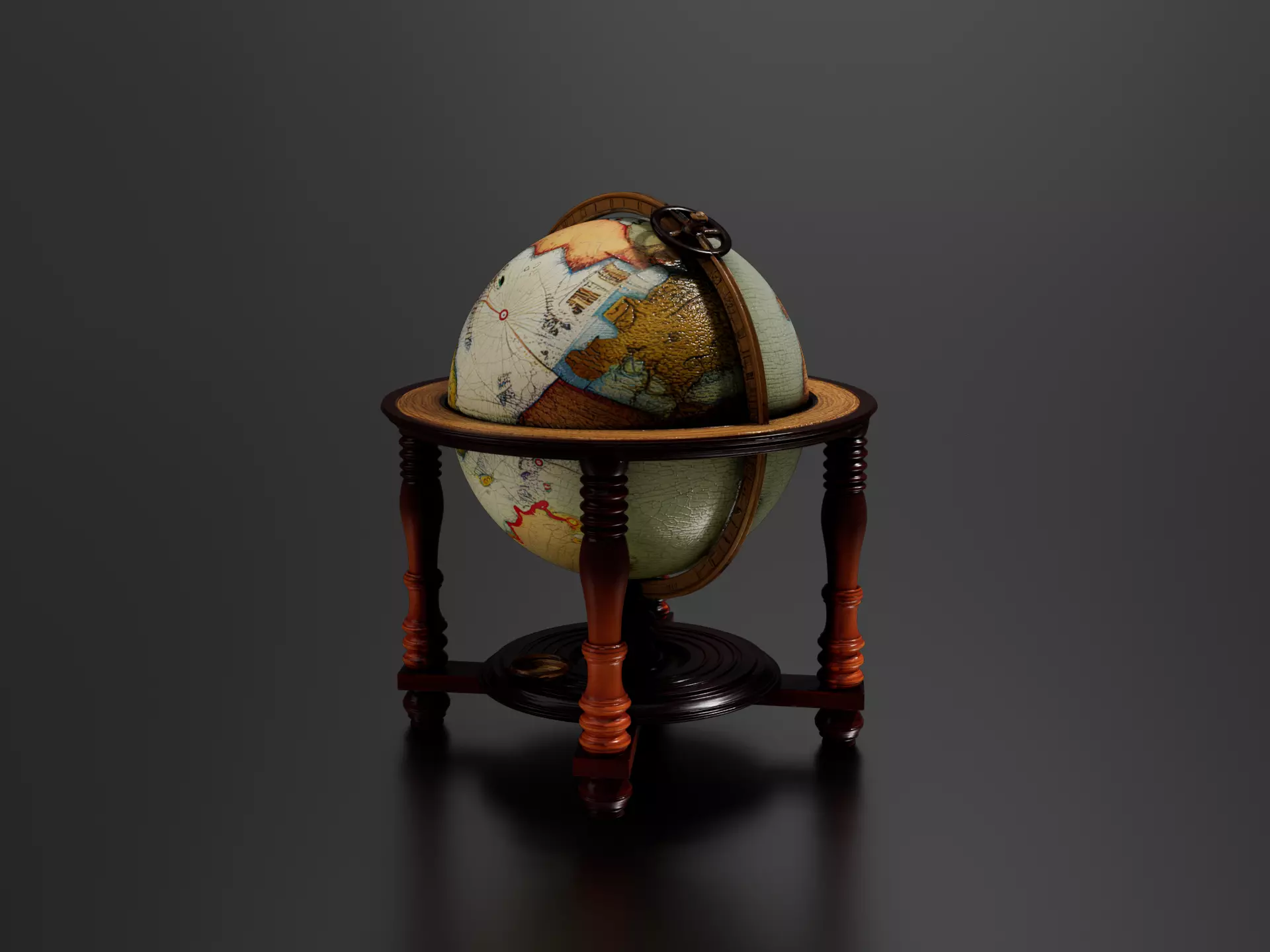 Antique Globe 4 3D print model