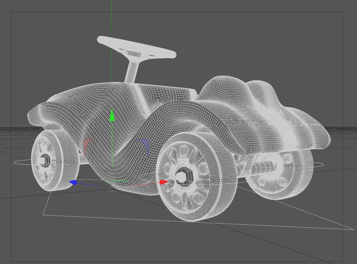 bobby car 3D model_9
