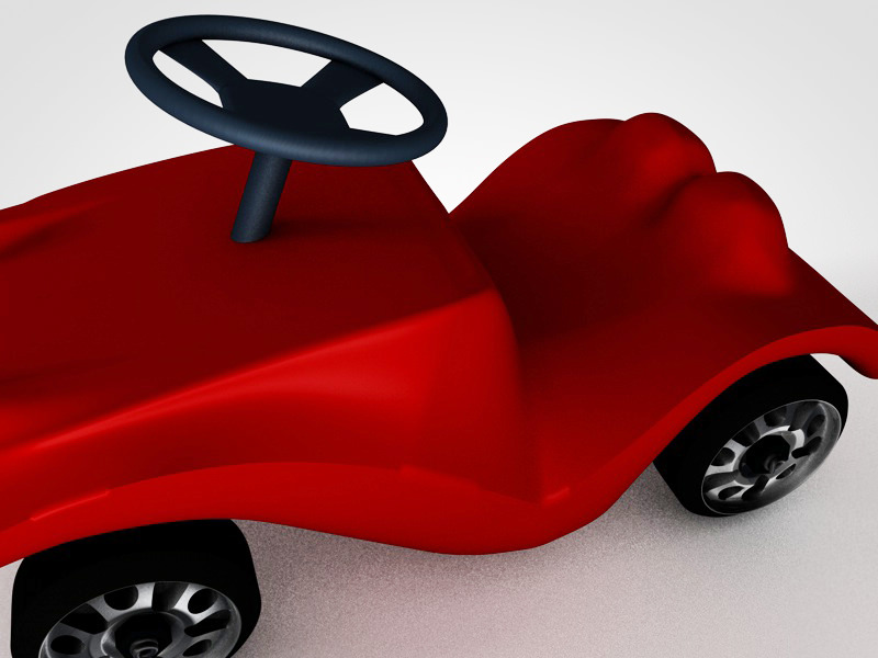 bobby car 3D model_4