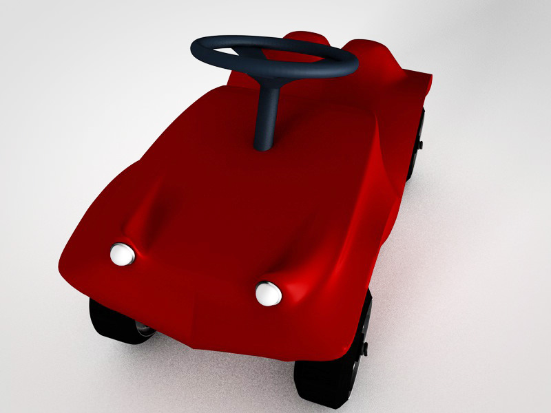 bobby car 3D model_5