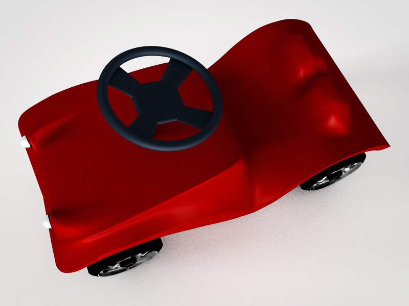 bobby car 3D model_6