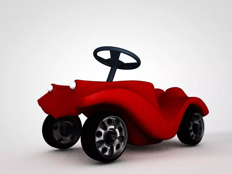 bobby car 3D model_0