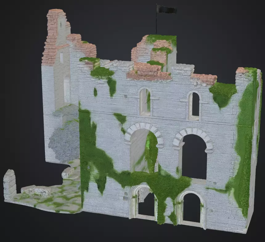 Burgruine 3D print model