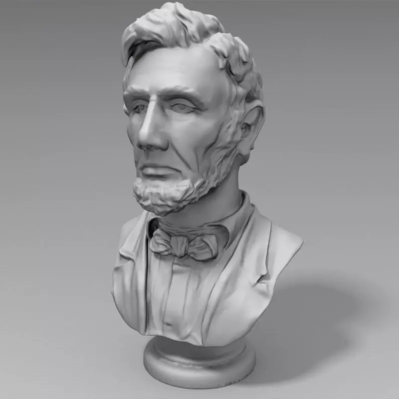 3D Printable - Abraham Lincoln Bust 3D print model_0