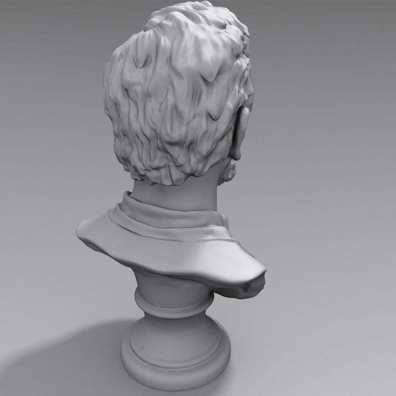 3D Printable - Abraham Lincoln Bust 3D print model_5