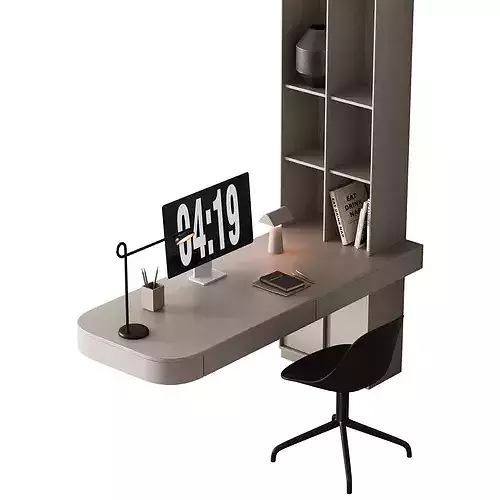 605 office furniture 53 workplace 27 3D model 7