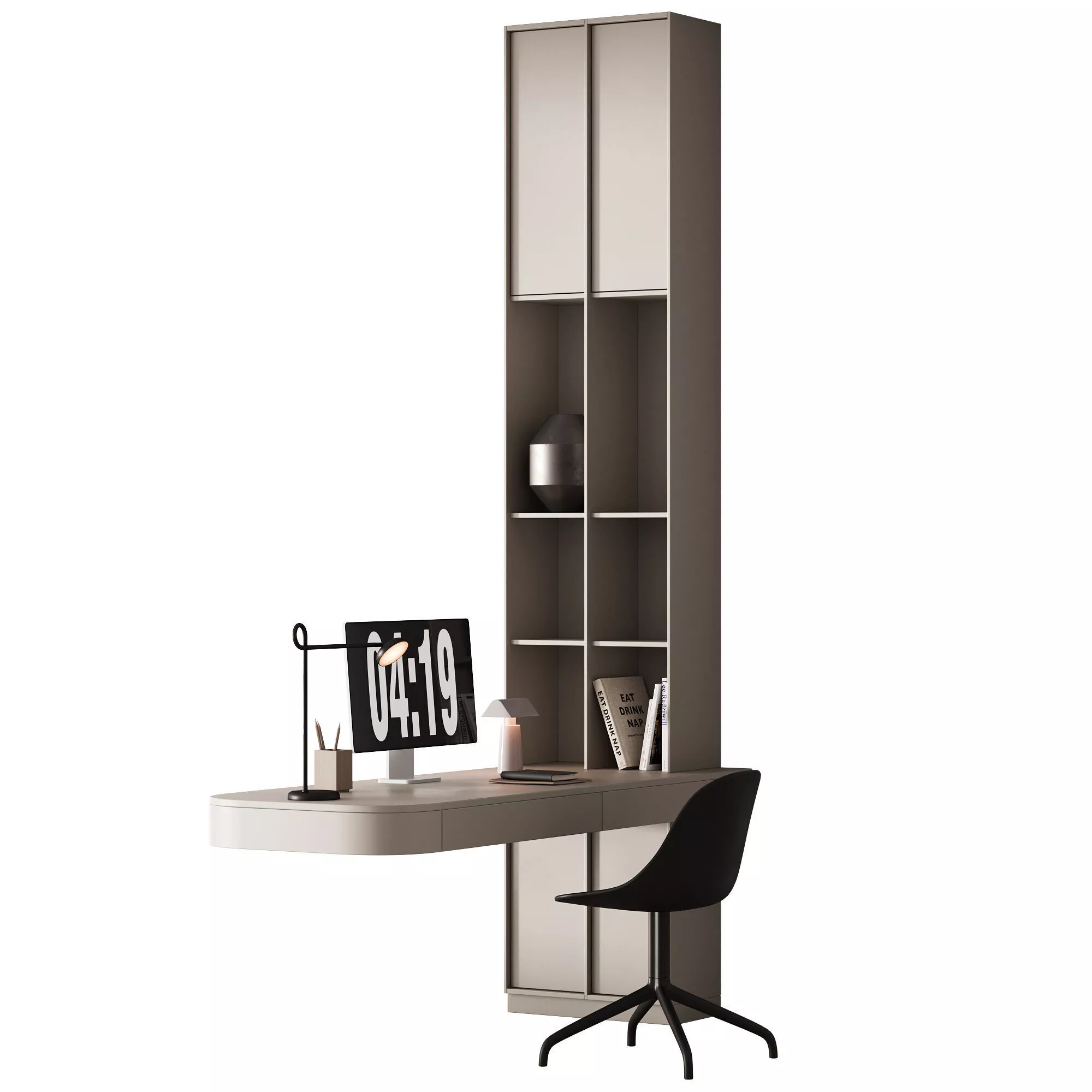 605 office furniture 53 workplace 27 3D model