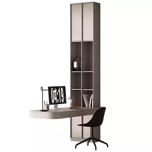 605 office furniture 53 workplace 27 3D model