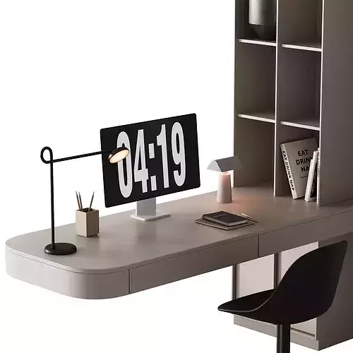 605 office furniture 53 workplace 27 3D model 6