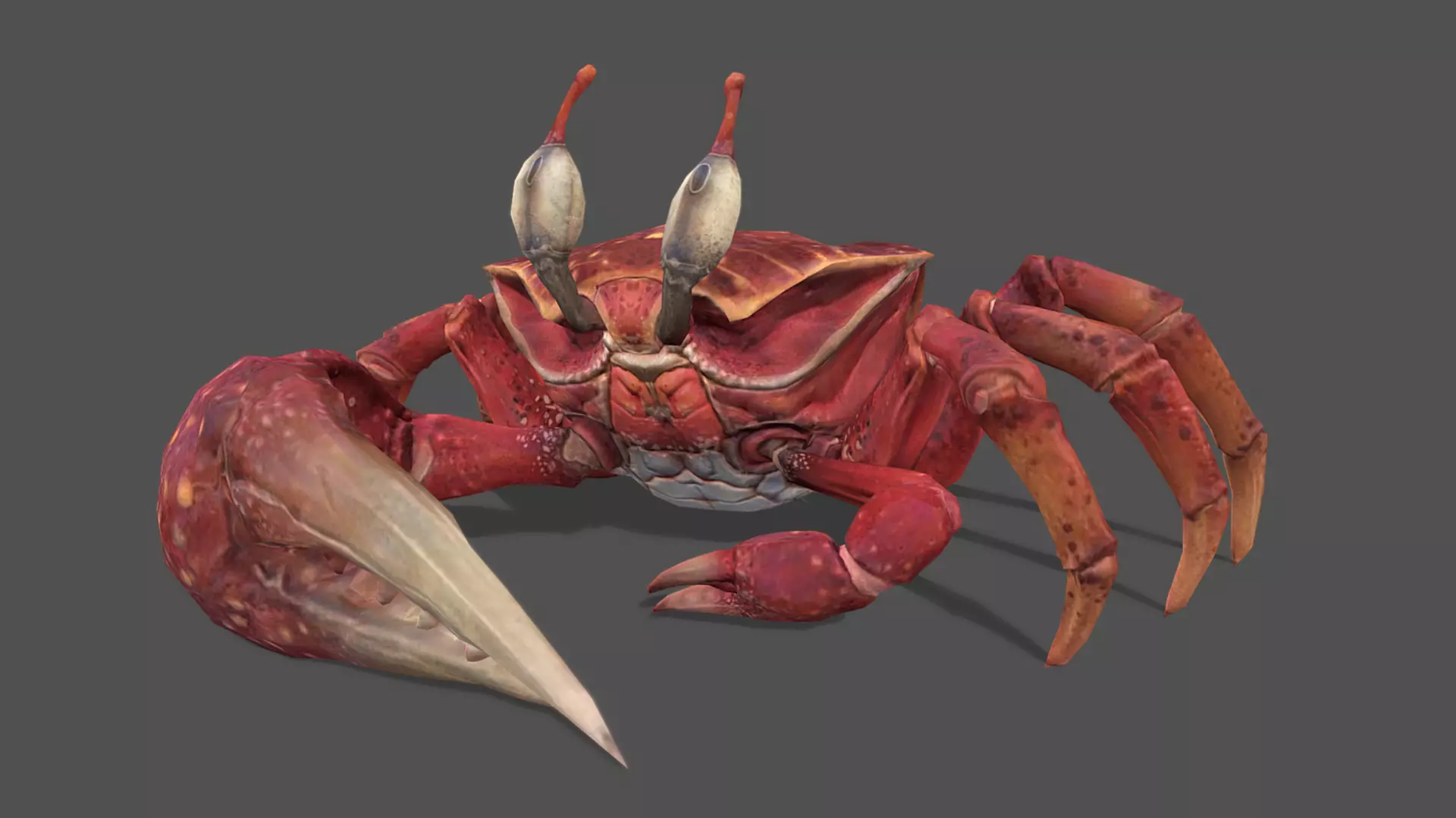 Crab Stylized Animated 3D Model Low-poly 3D model