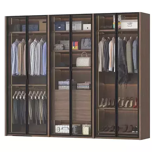 Avant Wardrobes and Walk In Closets 3D model 3