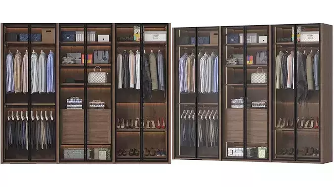 Avant Wardrobes and Walk In Closets 3D model