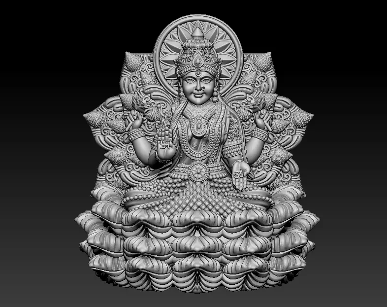 Laxmi Mata 3D print model 3D print model