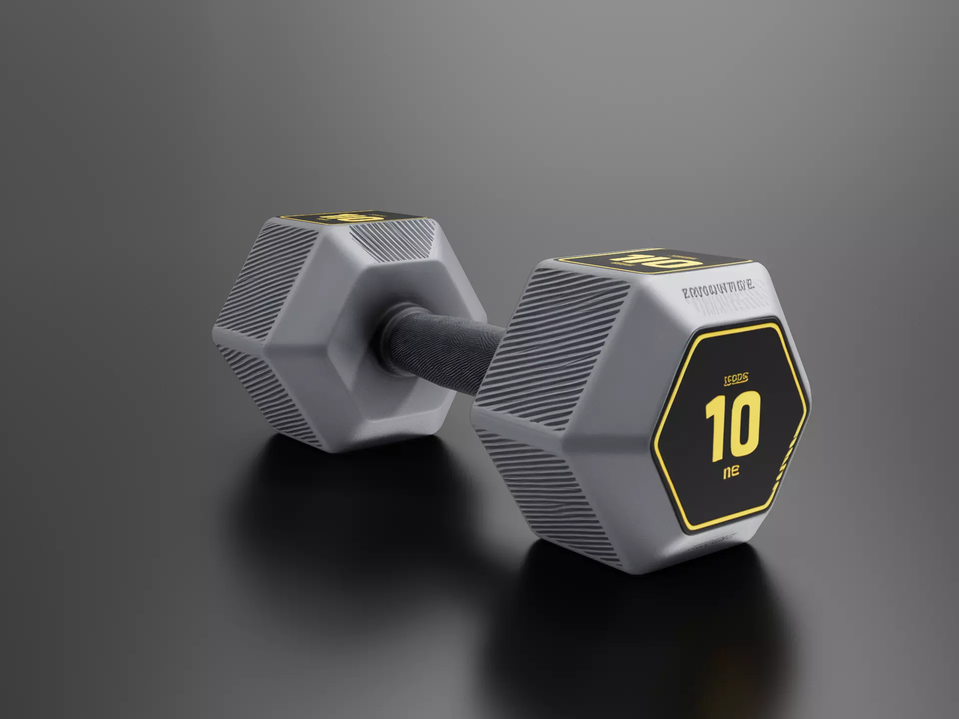 Decathlon hex dumbells 3D print model