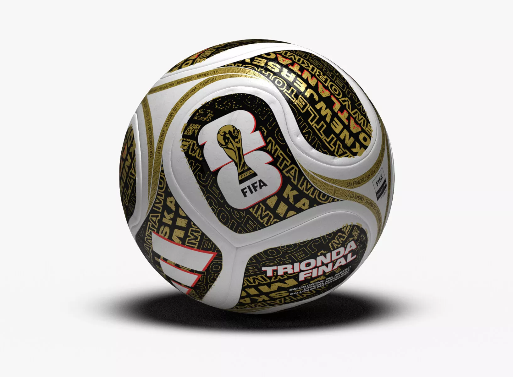 FIFA 2026 Final Match Ball 3D Model - Championship Edition 3D model