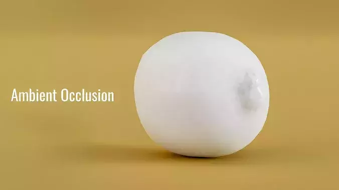Kiwi Fruit Photogrammetry 3D Scan - Mid and Low Poly Low-poly 3D model 3