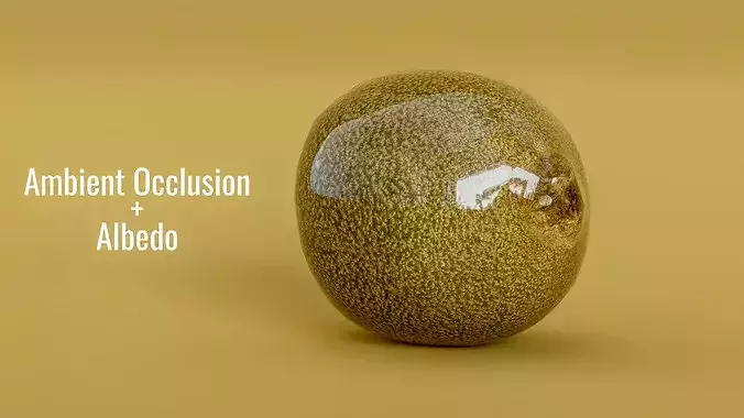 Kiwi Fruit Photogrammetry 3D Scan - Mid and Low Poly Low-poly 3D model 4