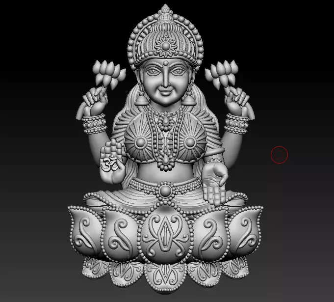 Laxmi Mata 3D print model 3D print model