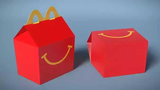 McDonalds Happy Meal 3D model 4