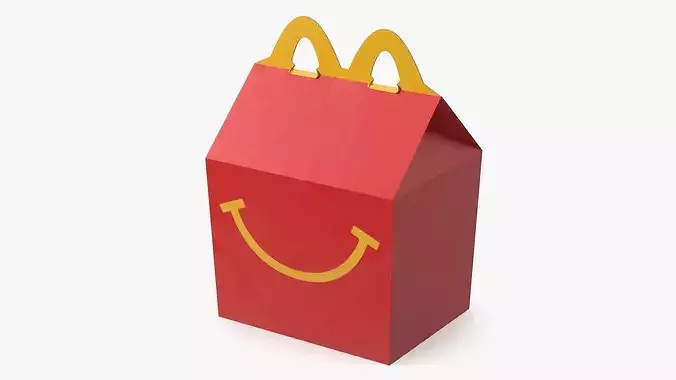 McDonalds Happy Meal 3D model