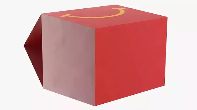 McDonalds Happy Meal 3D model 7
