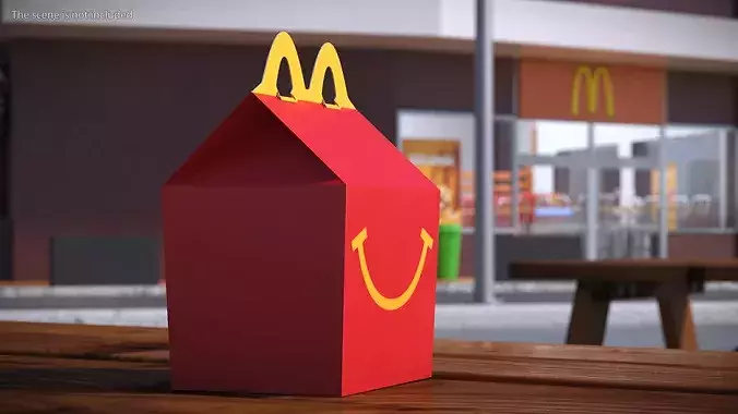 McDonalds Happy Meal 3D model 3