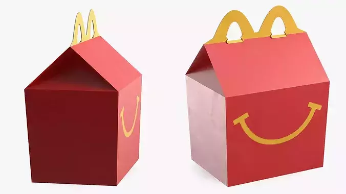 McDonalds Happy Meal 3D model 5