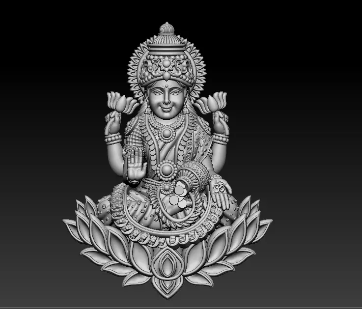 Laxmi Mata 3D print model 3D print model