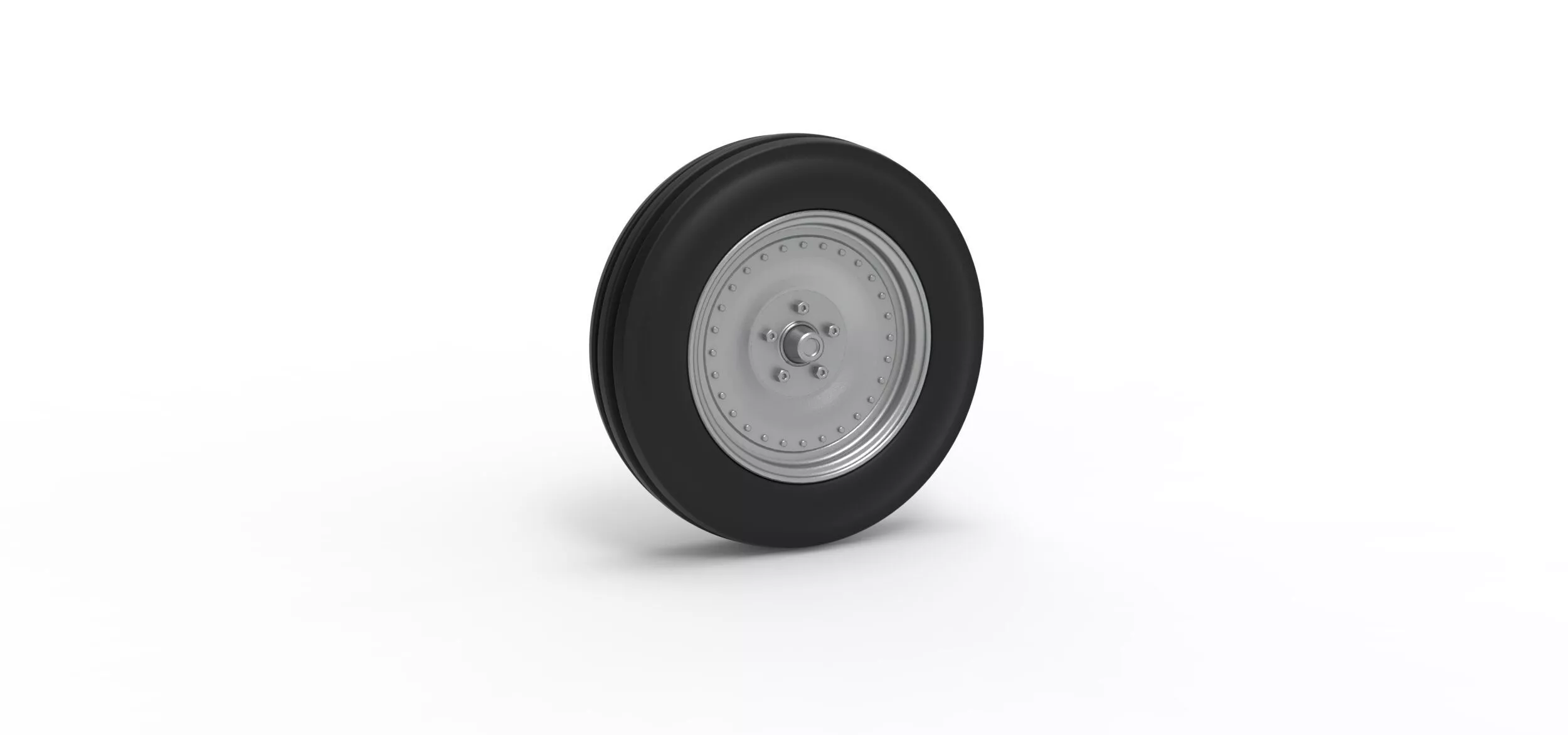 Front tractor wheel Version 3 Scale 1 to 25 3D print model