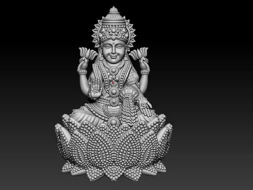 Laxmi Mata 3D print model 3D print model