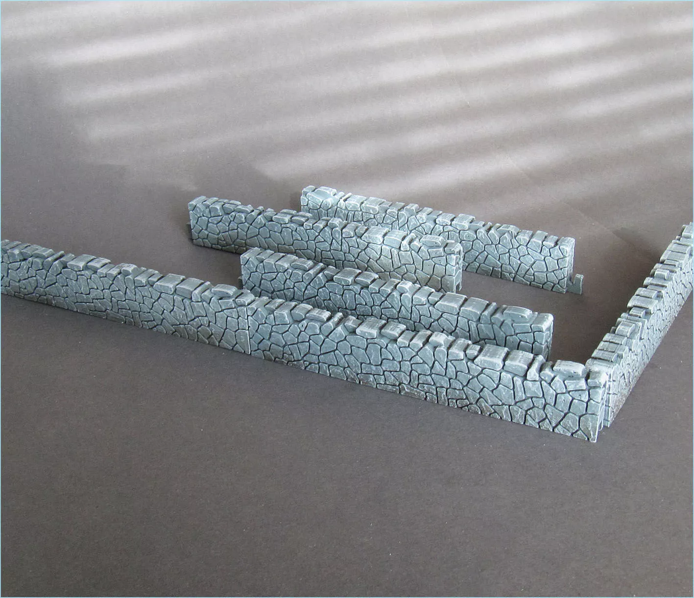 Modular stone wall Free 3D print model