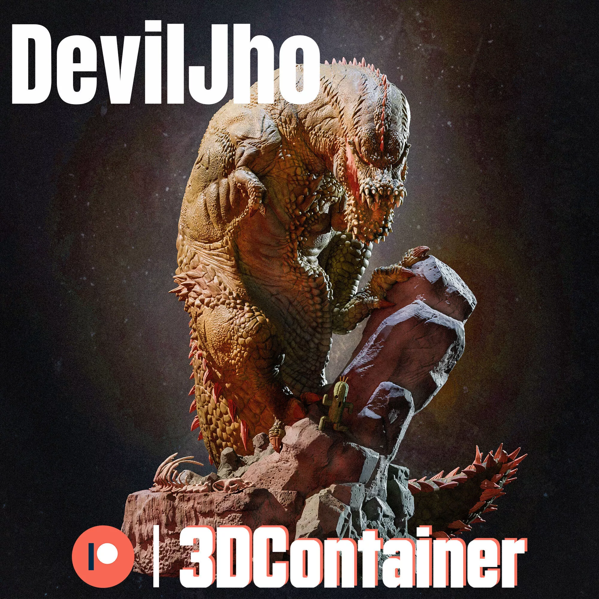 Deviljho Fan Art 3D print model