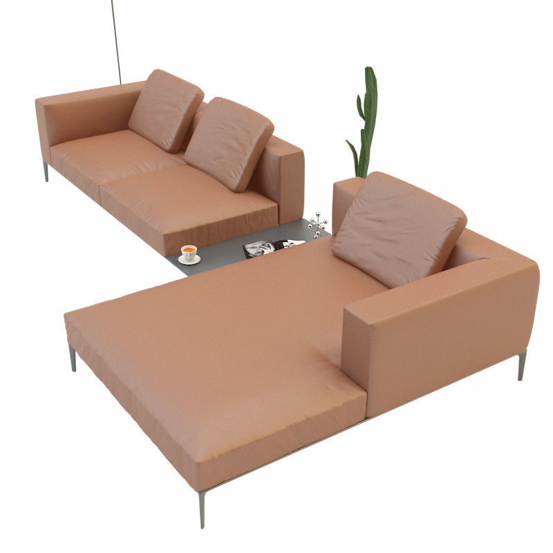 Sofa jaan living walter knoll 3D model_1