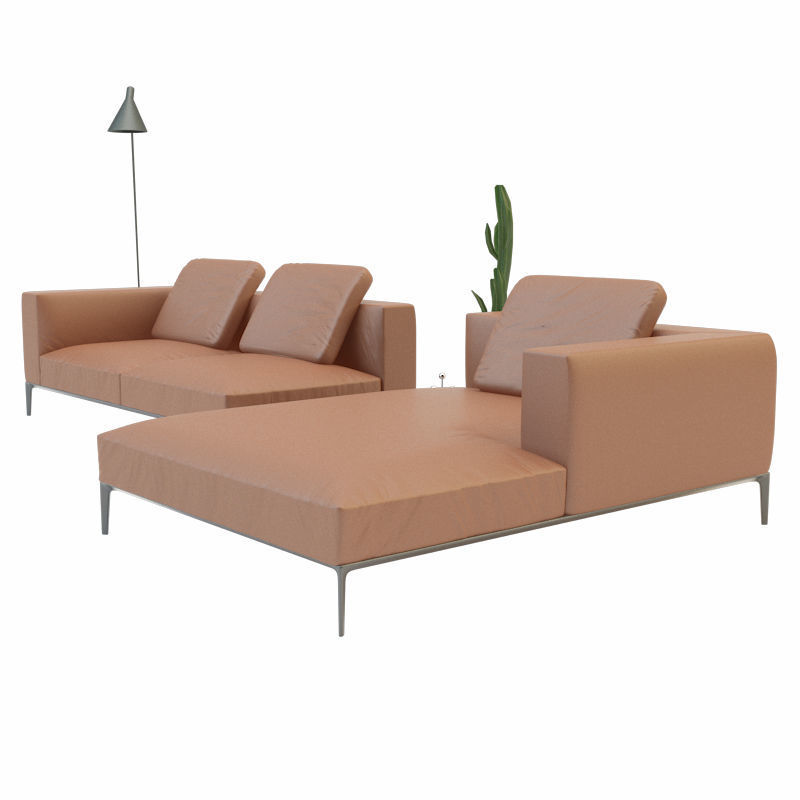 Sofa jaan living walter knoll 3D model_3