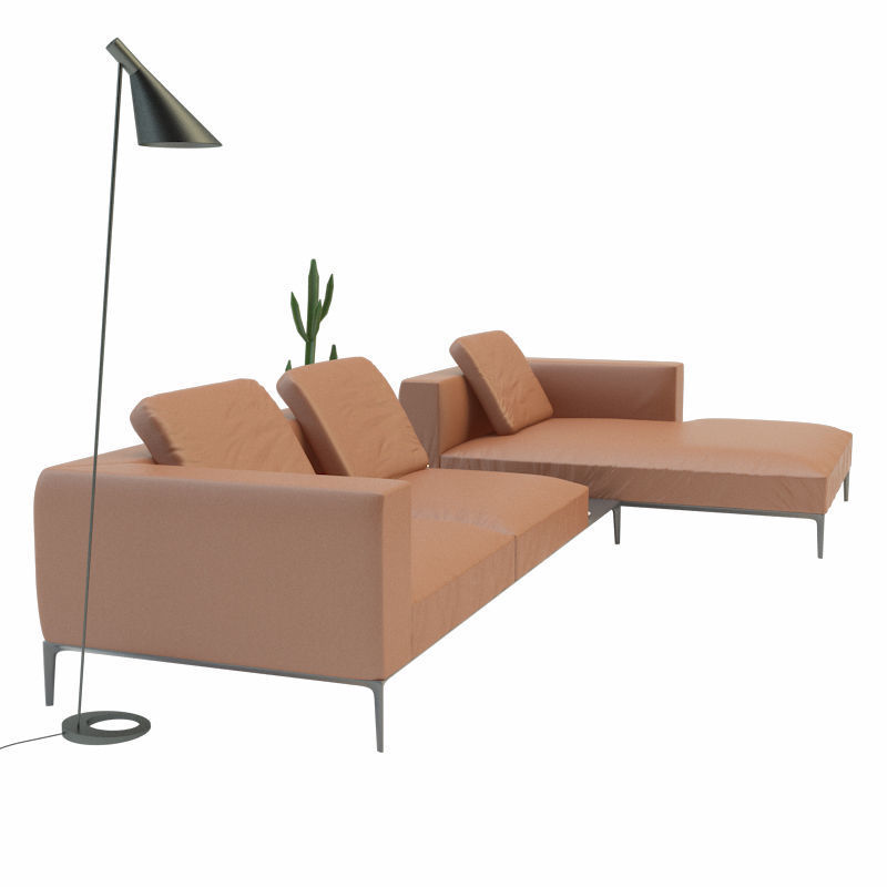 Sofa jaan living walter knoll 3D model_2