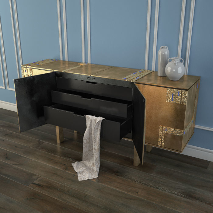 Strata cabinet 3D model_1