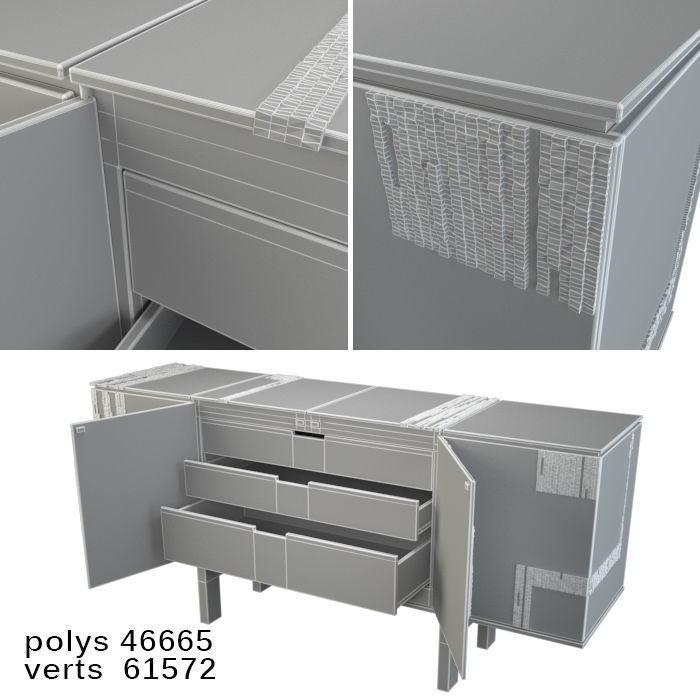 Strata cabinet 3D model_3