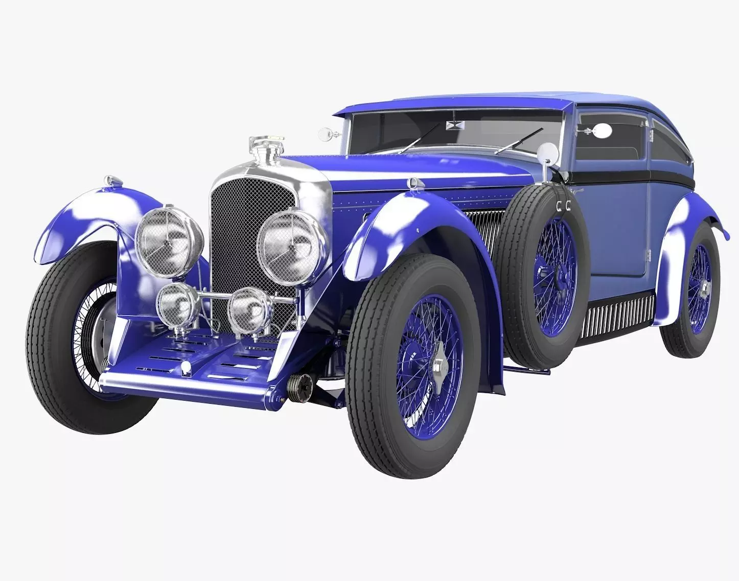 Bentley Blue Train 3D model