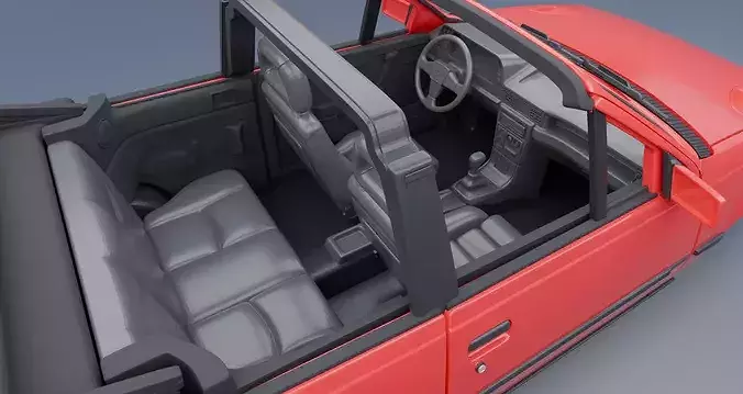 Chevrolet Kadett GSI 1994 - Cabriolet 3D print model 6