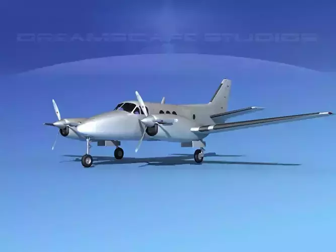 Beechcraft C-6 Transport Bare Metal