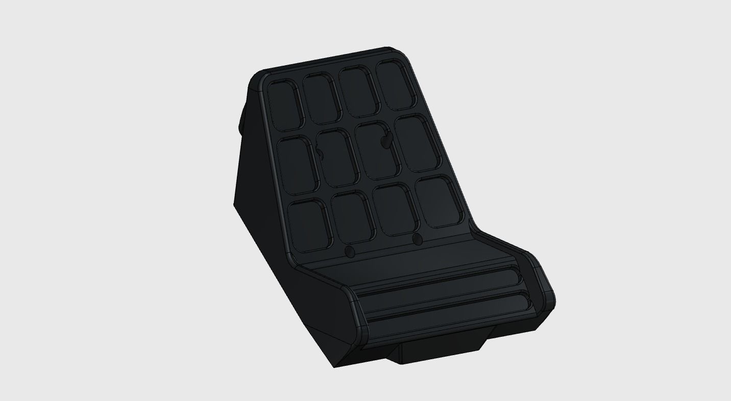 Saitek Rudder Pedals to Cessna Conversion 3D print model_6