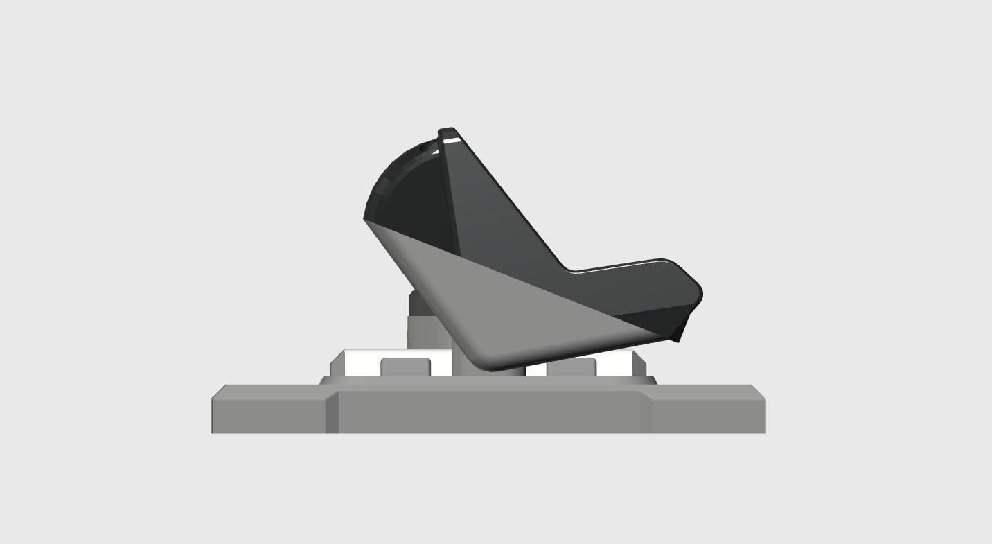 Saitek Rudder Pedals to Cessna Conversion 3D print model_2