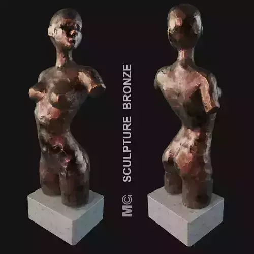 Sculpture female mannequin 3D model