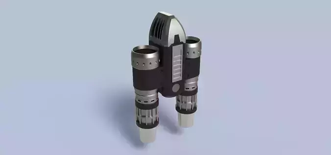 Jet booster of Peter Quill from Guardians of the Galaxy 3D model