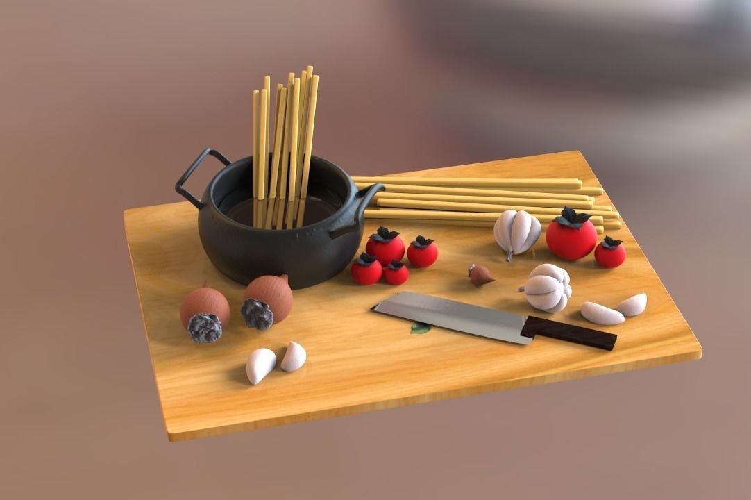 Tiny Food Free 3D model