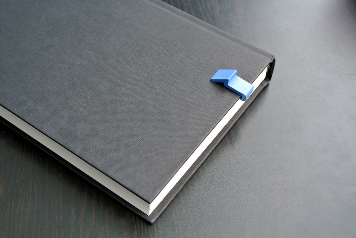 Bookmark plastic clip Free 3D print model_1